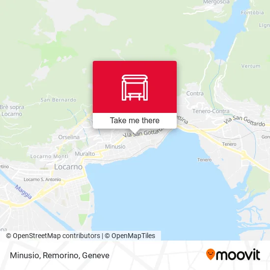 Minusio, Remorino map