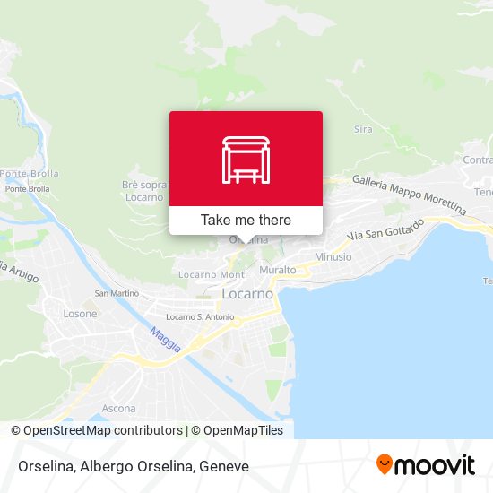 Orselina, Albergo Orselina map
