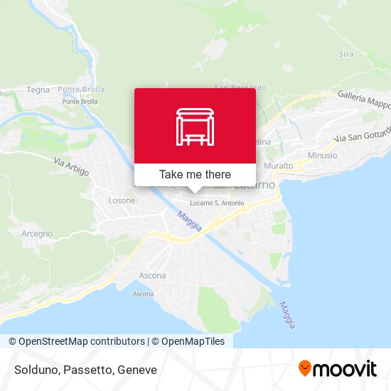 Solduno, Passetto map