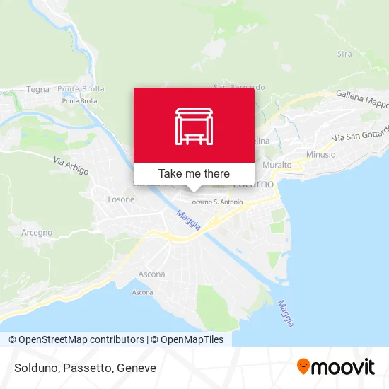Solduno, Passetto map