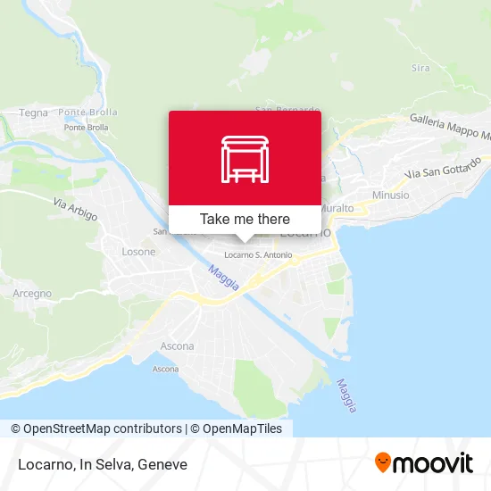 Locarno, In Selva map
