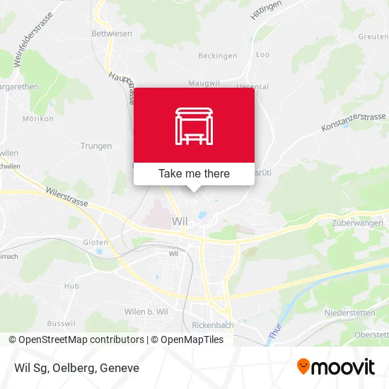 Wil Sg, Oelberg map