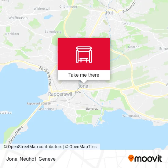 Jona, Neuhof map