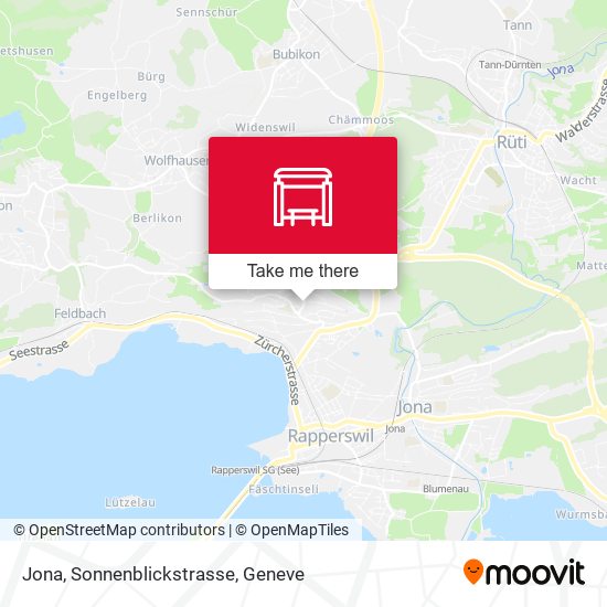 Jona, Sonnenblickstrasse map