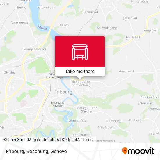 Fribourg, Boschung map