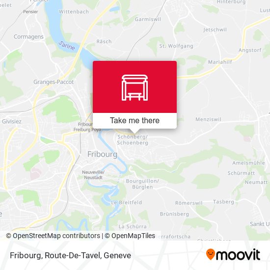 Fribourg, Route-De-Tavel map