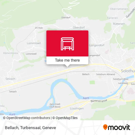 Bellach, Turbensaal map