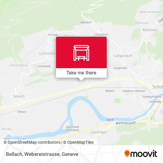 Bellach, Webereistrasse map