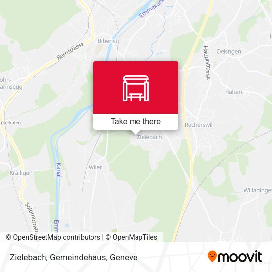 Zielebach, Gemeindehaus map