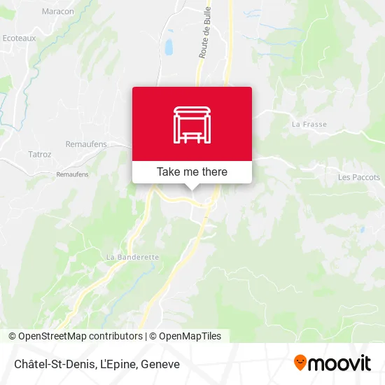 Châtel-St-Denis, L'Epine map