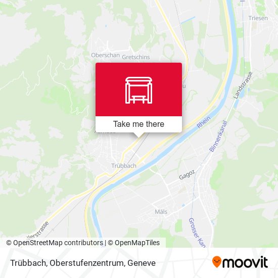 Trübbach, Oberstufenzentrum Karte