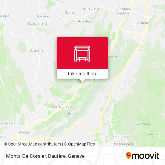 Monts-De-Corsier, Dautère map