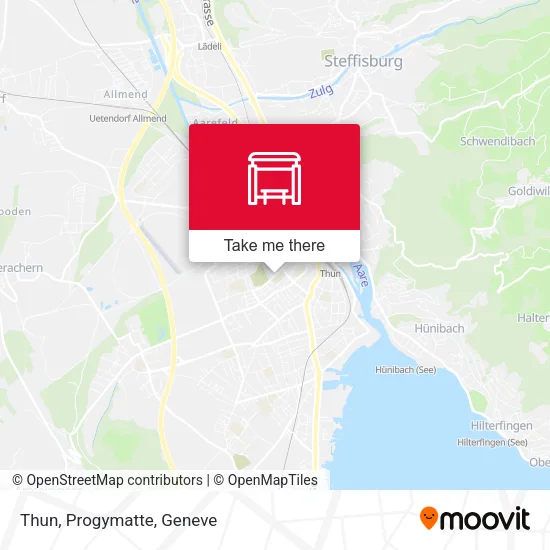 Thun, Progymatte map
