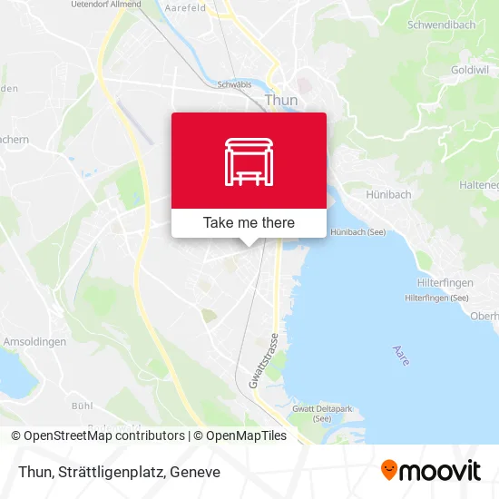 Thun, Strättligenplatz map