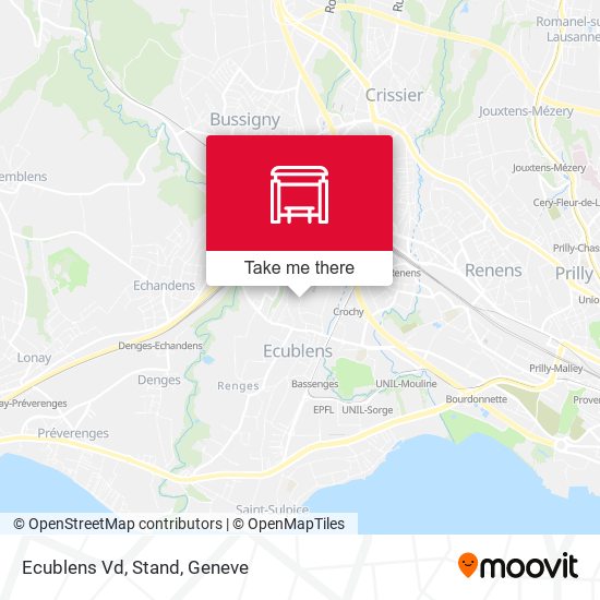 Ecublens Vd, Stand map