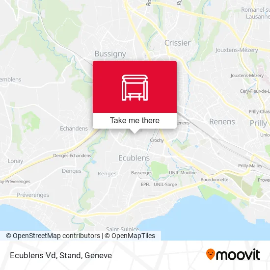 Ecublens Vd, Stand map