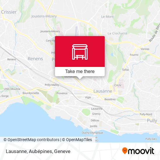 Lausanne, Aubépines plan