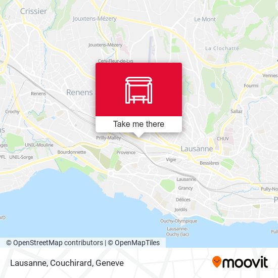 Lausanne, Couchirard plan