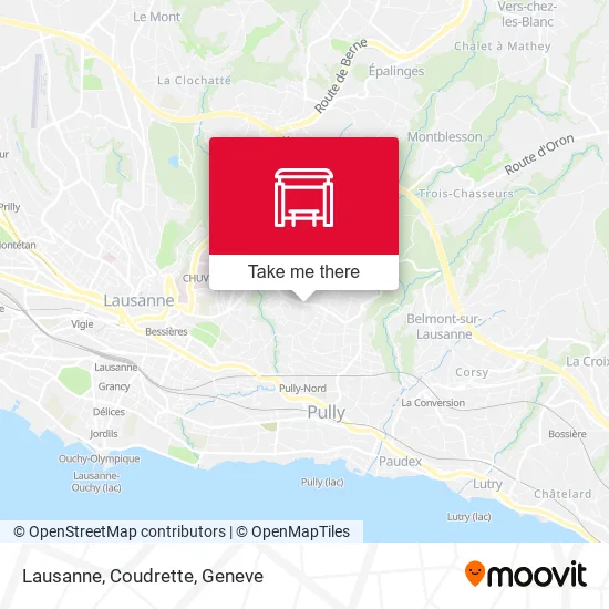 Lausanne, Coudrette plan
