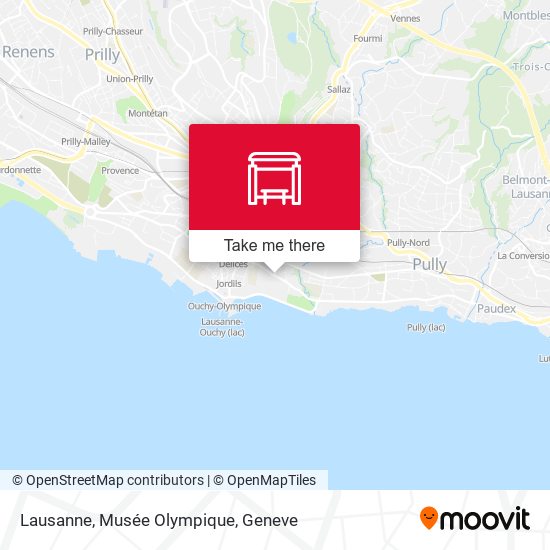 Lausanne, Musée Olympique map