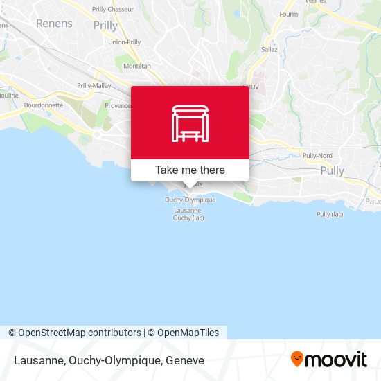 Lausanne, Ouchy-Olympique map