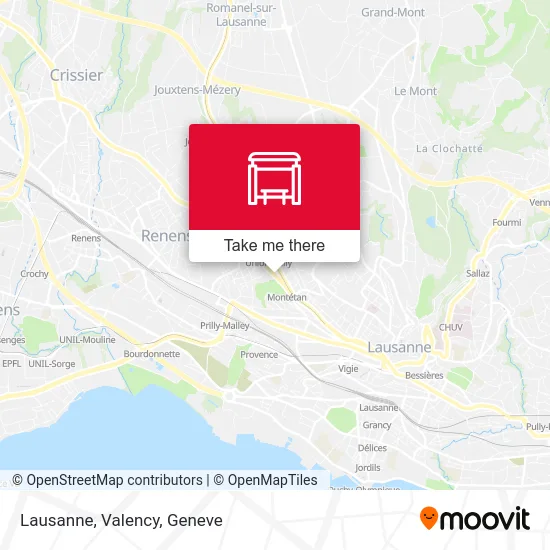 Lausanne, Valency map