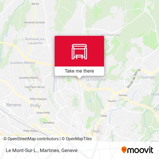 Le Mont-Sur-L., Martines map