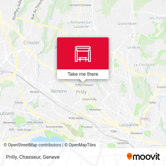 Prilly, Chasseur map