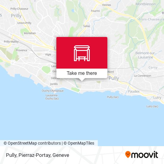 Pully, Pierraz-Portay map