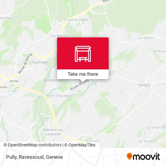 Pully, Ravessoud map