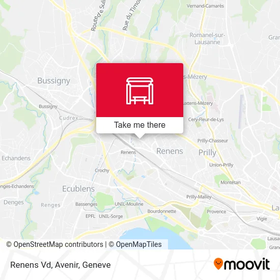 Renens Vd, Avenir map