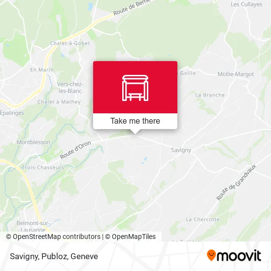 Savigny, Publoz map