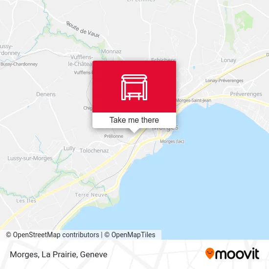 Morges, La Prairie map
