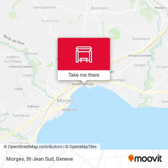Morges, St-Jean Sud map