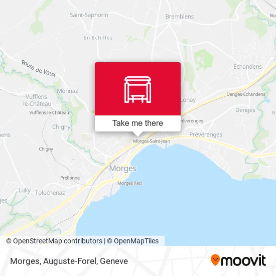 Morges, Auguste-Forel map