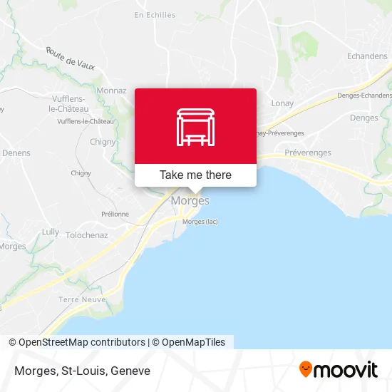 Morges, St-Louis map