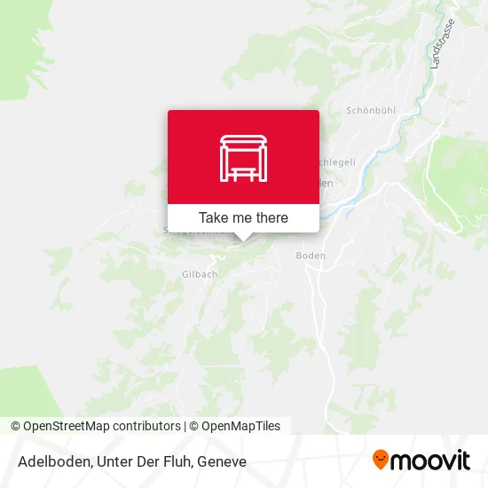 Adelboden, Unter Der Fluh map