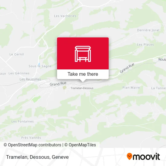 Tramelan, Dessous map