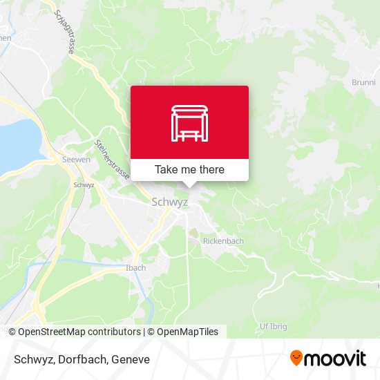 Schwyz, Dorfbach map