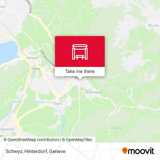 Schwyz, Hinterdorf map