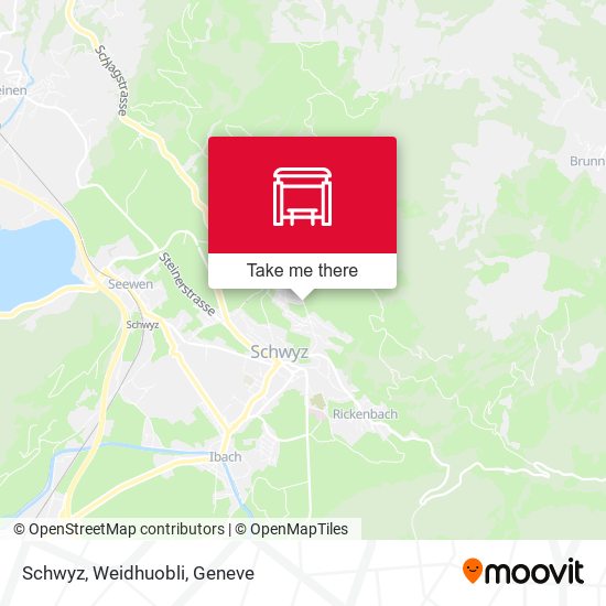 Schwyz, Weidhuobli map