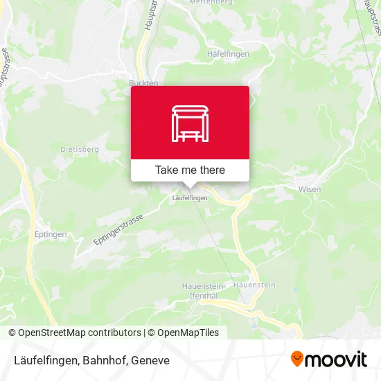 Läufelfingen, Bahnhof plan