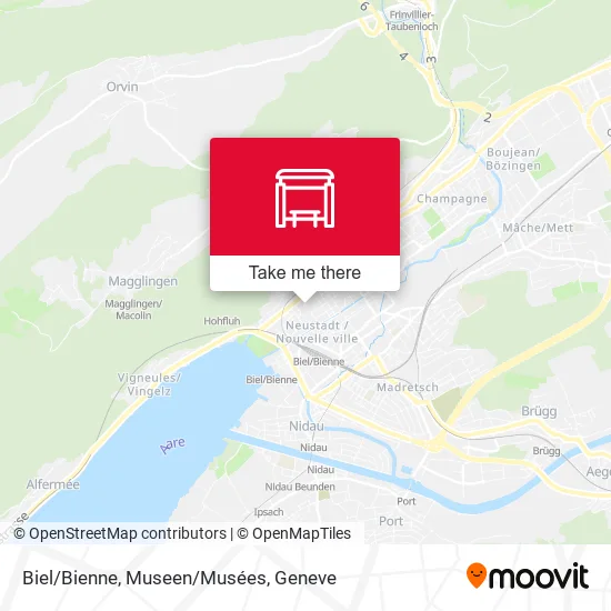 Biel/Bienne, Museen/Musées plan