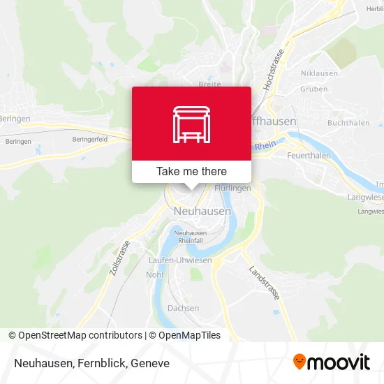 Neuhausen, Fernblick map