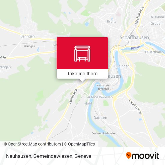 Neuhausen, Gemeindewiesen map