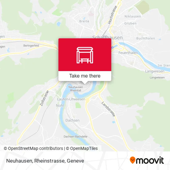 Neuhausen, Rheinstrasse map
