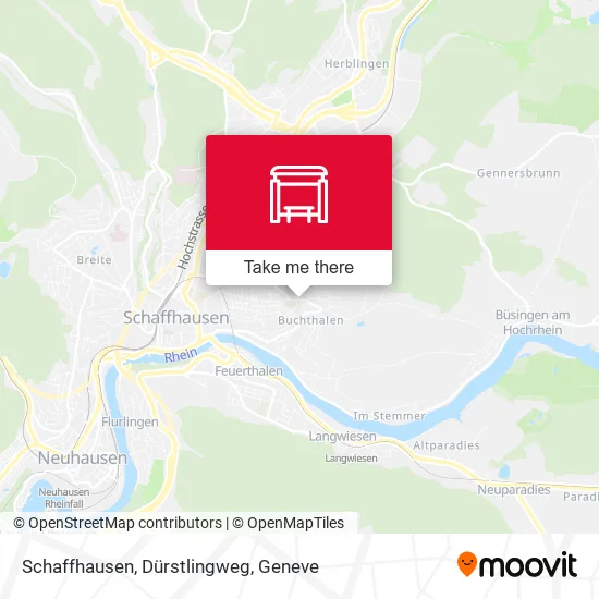 Schaffhausen, Dürstlingweg plan