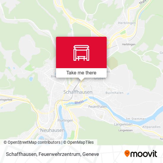 Schaffhausen, Feuerwehrzentrum map