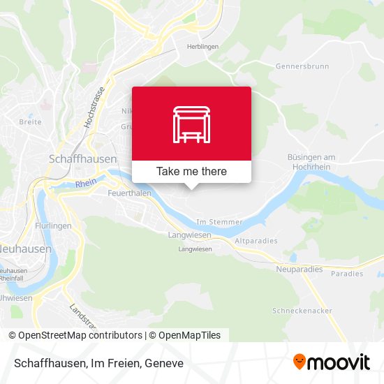 Schaffhausen, Im Freien map