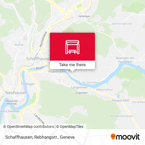 Schaffhausen, Rebhangstr. map